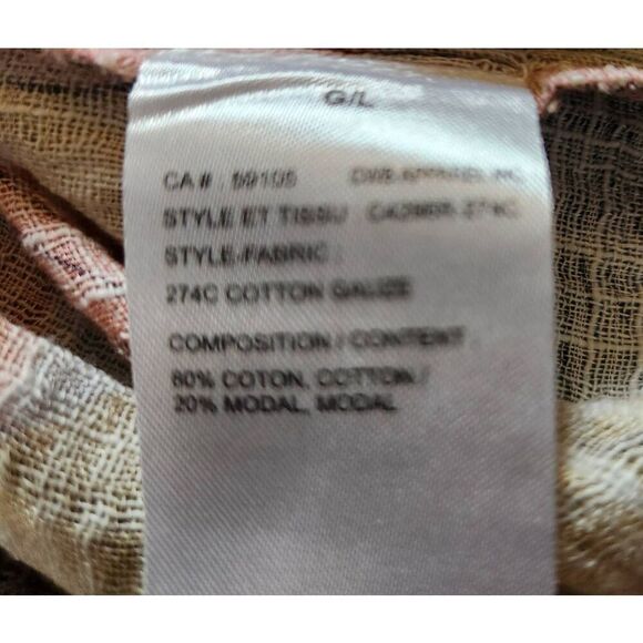 F55 Charlie B Blouse, Multi Colored Print Size Large - Picture 8 of 9